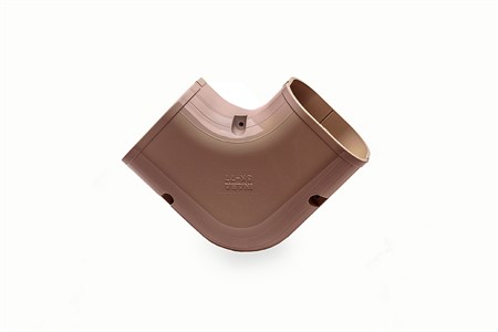 Plan vinkel 90°, 77mm - Brun